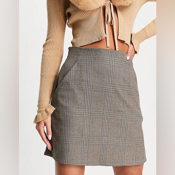 & Other Stories Dresses & Skirts - & Other Stories check mini skirt in brown